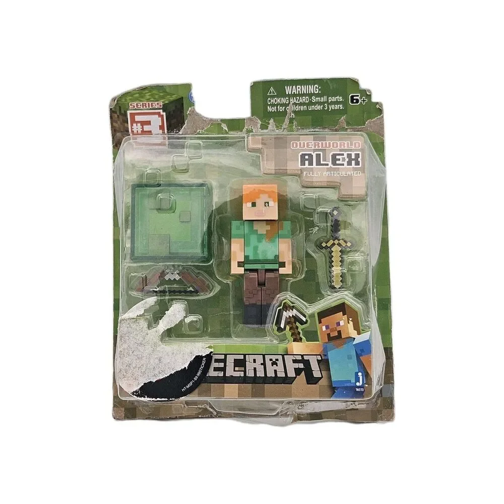 Minecraft Alex Jade Dungeons Mattel Figure Lot Nether Mini Figures New